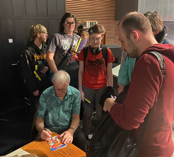 John Musker meets students