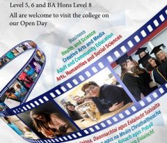 open day Tue 14th Jan 2025